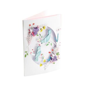Carte de vœux - couple d'oiseaux - draeger paris