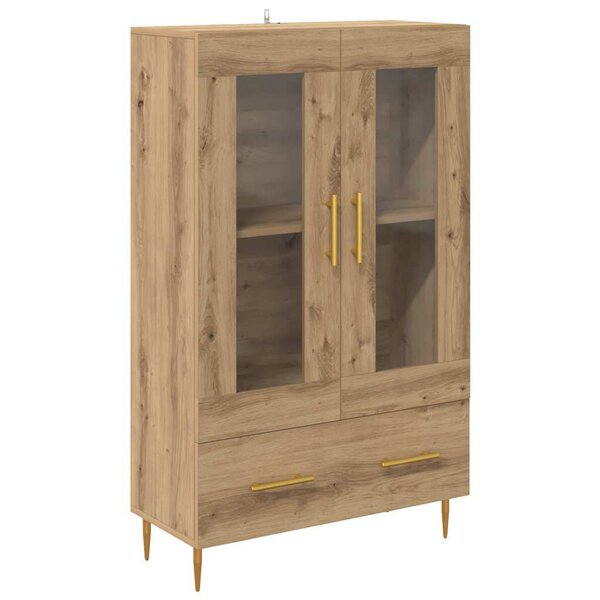 vidaXL Haut Armoire avec tiroir Chêne artisanal 69 5 x 31 x 115 cm