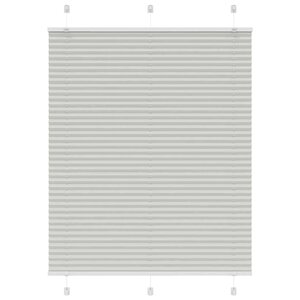 vidaXL Store plissé gris clair 110x150cm largeur du tissu 109 4cm