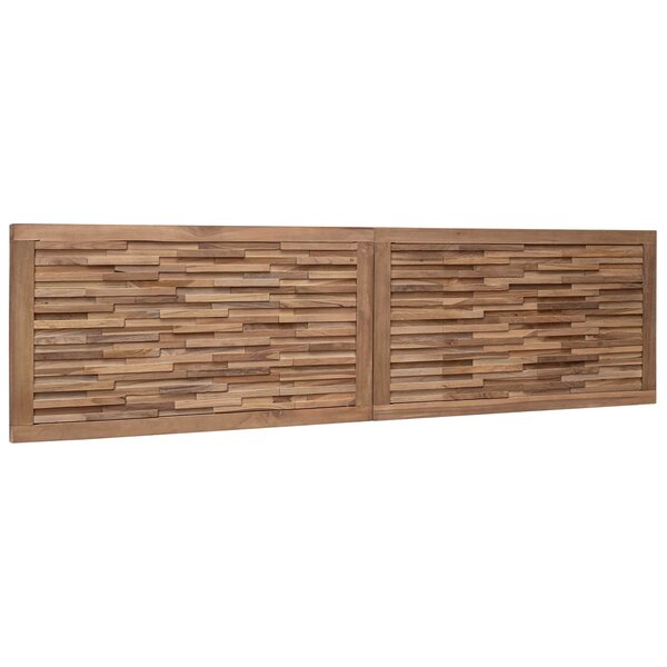 vidaXL Tête de lit Naturel Bois de teck massif