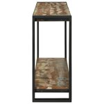 vidaXL Table console 120 x 33 x 75 cm bois de récupération massif