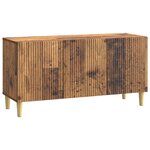 vidaXL Meuble TV 99 x 34 5 x 50 cm Bois ancien Bois d'ingénierie