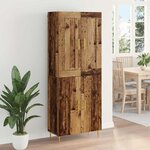 vidaXL Haut Armoire Bois Ancien 69 5 x 34 x 180 cm Bois d'ingénierie