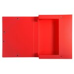 Boite De Classement Exabox Dos 40mm Polypropylène 7/10e Opak - A4 - Rouge - X 8 - Exacompta