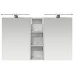 vidaXL Ensemble de Meubles de Salle de Bain 3 Pièces 100 x 10 5 x 60 5 cm