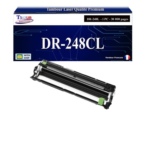 Kit Tambour compatible avec Brother DR248CL  DR-248CL pour Brother HL-L3215CW HL-L3220CW HL-L3220CWE HL-L3240CDW HL-L8230CDW HL-L8240CDW