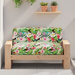 vidaXL Coussin pour assise de palette Multicolore 120 x 80 x 12 cm