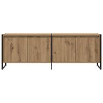 vidaXL Meuble TV Chêne artisan 140 x 36 x 49.5 cm Bois d'ingénierie
