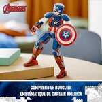 76258 Figurine Captain America LEGO Marvel - Super-Héros Collectible