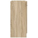 vidaXL Armoire sous évier de salle de bain Chêne Sonoma