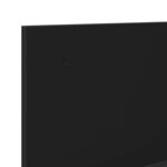 vidaXL Armoire murale 70x16 5x30 cm noir bois d'ingénierie