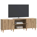 vidaXL Meuble TV 150 x 31 x 50 cm Chêne artisanal Bois d'ingénierie