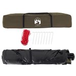 vidaXL Tente de pêche 4 personnes vert olive libération rapide