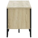 vidaXL Meuble TV chêne sonoma 180x34x41 cm bois d'ingénierie