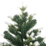 vidaXL Sapin de Noël artificiel à charnières avec neige floquée 180 cm