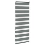 vidaXL Store zèbre gris foncé largeur du tissu 60 9 cm polyester