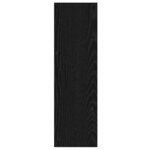 vidaXL Cabinet à chaussures 2 Pièces Chêne noir 60 x 18 x 60 cm