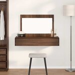 vidaXL Table de Toilette Marron 100 x 40 x 70 cm Bois d'ingénierie