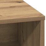 vidaXL Buffet avec LED Chêne Artisan 71x34 5x75 cm Bois d'ingénierie