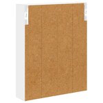vidaXL Armoire murale de salle de bain Blanc 40 x 10 x 50 cm