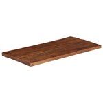 vidaXL Dessus de table 100x60x2 5cm rectangulaire bois massif récupéré