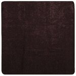 vidaXL Coureur de Tapis MARSA Anthracite 100 x 100 cm Polyester et PVC