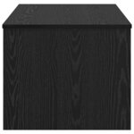 vidaXL Table basse Chêne noir 80 x 50.5 x 41.5 cm Bois d'ingénierie