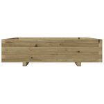 vidaXL Jardinière 100x100x26 5 cm bois de pin imprégné