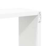 vidaXL Étagères cube murales 2 Pièces Blanc 30x15x30 cm