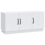vidaXL Meuble TV Blanc 99 x 34 5 x 47 cm Bois d'ingénierie