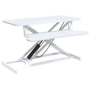 vidaXL Bureau de travail réglable 90x40x(13-50) cm Acier et bois