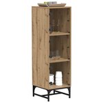 vidaXL Haut Armoire chêne artisanal 35 x 37 x 117 cm Bois d'ingénierie