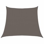 vidaXL Voile d'ombrage 160 g/m² Anthracite 3/4x3 m PEHD