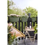 Balconnière Vibia Campana Easy Hanger L 24 1 x 46 x hauteur 26 5 cm - Vert pistache - réserve d'eau