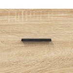 vidaXL Buffet chêne sonoma 69 5x34x90 cm bois d'ingénierie
