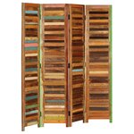 vidaXL Cloison de séparation Bois de récupération massif 170 cm