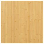vidaXL Dessus de table 80x80x4 cm bambou