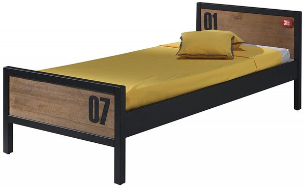 ALEX Lit Simple 90x200 pin massif
