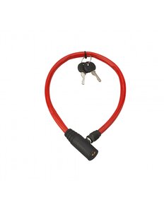 THIRARD - Antivol à clé Twisty  câble acier  vélo  5mmx0.5m  2 clés - THIRARD
