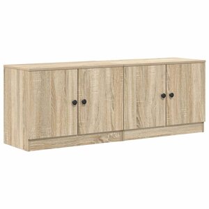 vidaXL Armoire de rangement pour lit mezzanine 2 pièces Chêne Sonoma