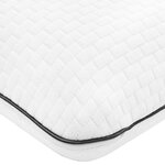 vidaXL Coussin de sommeil Uni Blanc 70 x 40 x 14 cm