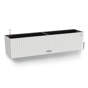 LECHUZA Jardinière BALCONERA Cottage 80 ALL-IN-ONE Blanc