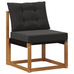 vidaXL 2 Pièce Canapé d’extérieur Bois d'Acacia Massif Naturel