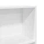 vidaXL Bibliothèque blanc 80x30x114 cm bois d'ingénierie