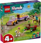 LEGO Friends 42634 — Remorque à chevaux avec voiture  mini-poupées Liann et Zoya (4+).