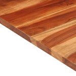 vidaXL Dessus de table bois massif d'acacia 25-27 mm 60x60 cm