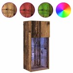 vidaXL Meuble TV mural Bois Ancien 40 5 x 30 x 90 cm Bois d'ingénierie