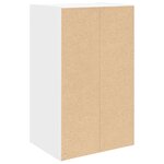 vidaXL Bibliothèque blanc 31x24x52 cm bois d'ingénierie