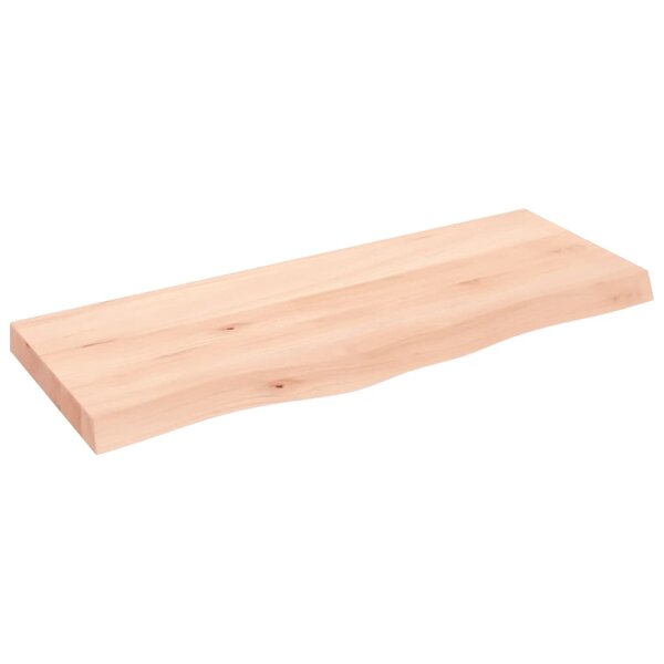 vidaXL Dessus de table 100x40x(2-6) cm bois de chêne massif non traité