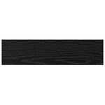 vidaXL Planche d'étagère 4 Pièces  bois noir 40x10x1.5 cm  en bois d'ingénierie
